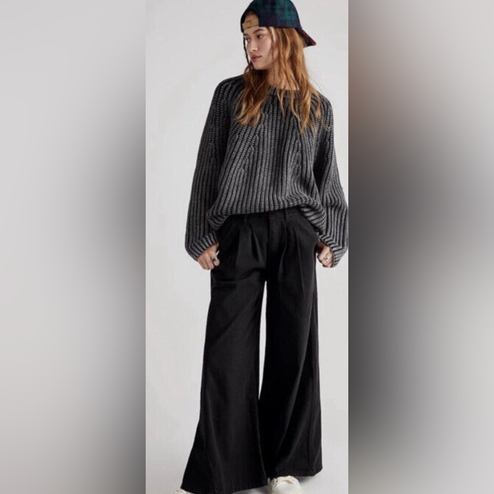Free People Equinox Denim Trouser Jeans